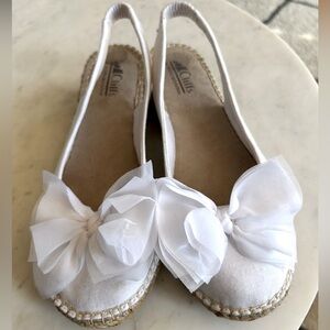 Cliffs by White Mountain, Cheerful, White Slingback shoes, size 8.5 Women’s